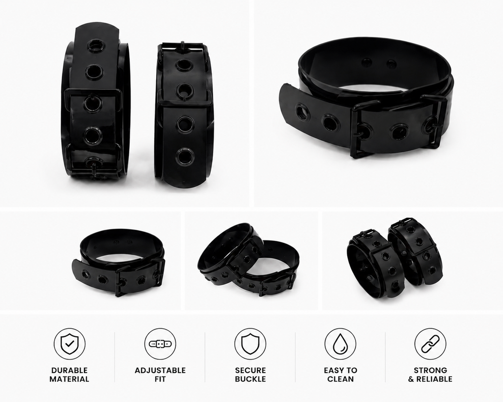 BP-03 / Industrial Black PVC Bicep Band
